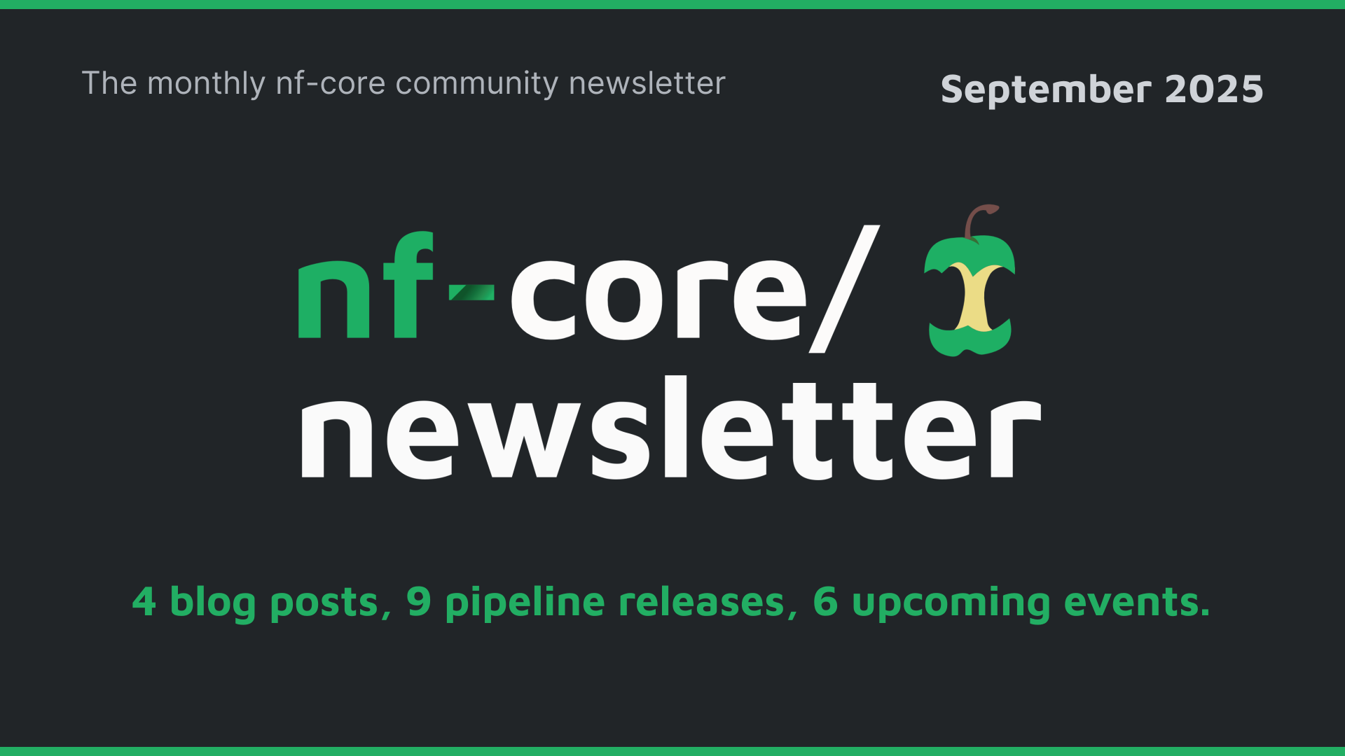 nf-core newsletter — September 2025
